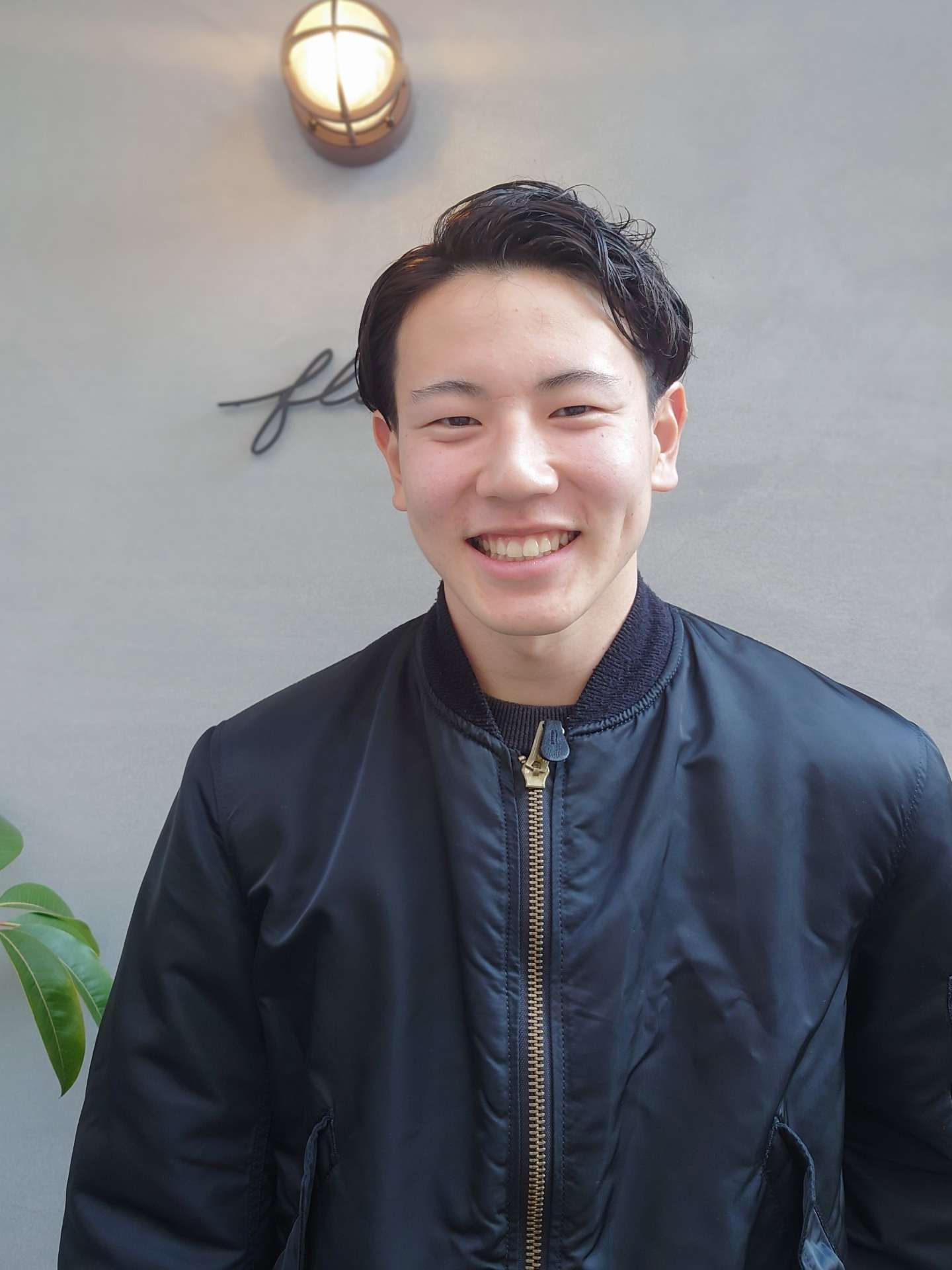 アップバングスタイル